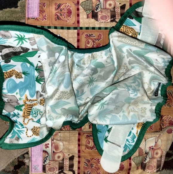 Thirstiest Duo Wrap size 2 Endangered animals limited edition swim diaper cloth - Picture 4 of 4
